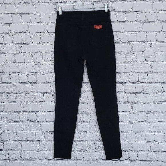 2/$50 L’Agence Zepplin Black Skinny Jeans Size 25 Mid Rise Stretch Denim NWT - Picture 2 of 6